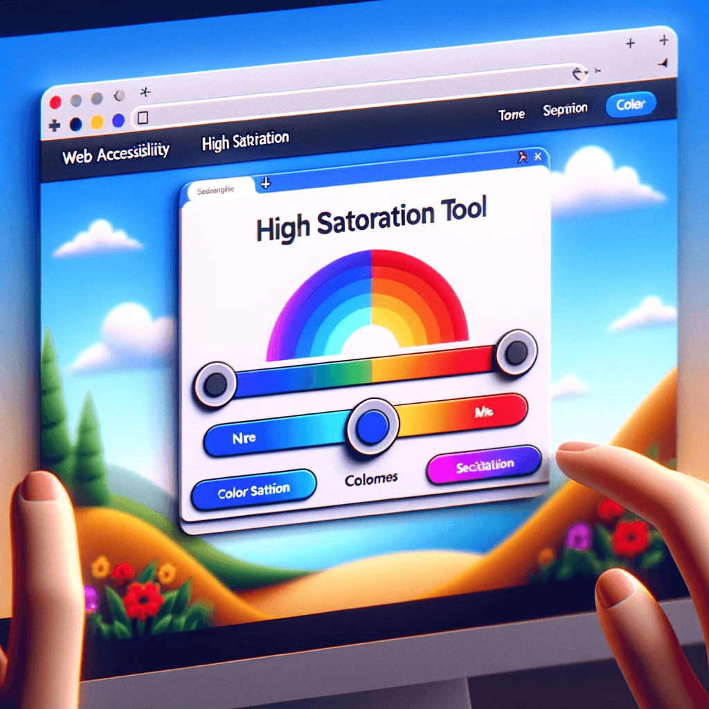 High Saturation Button