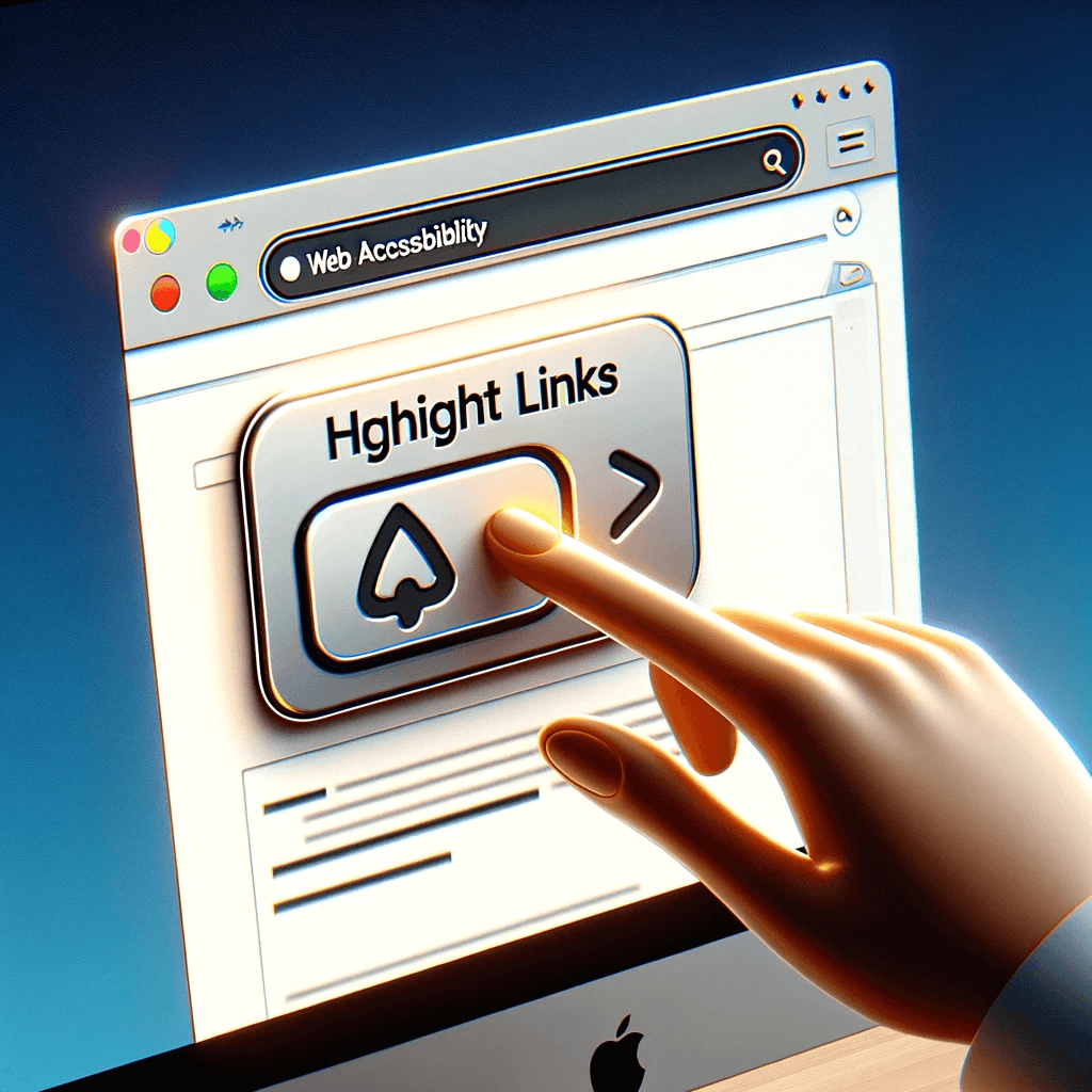 Highlight Links Button