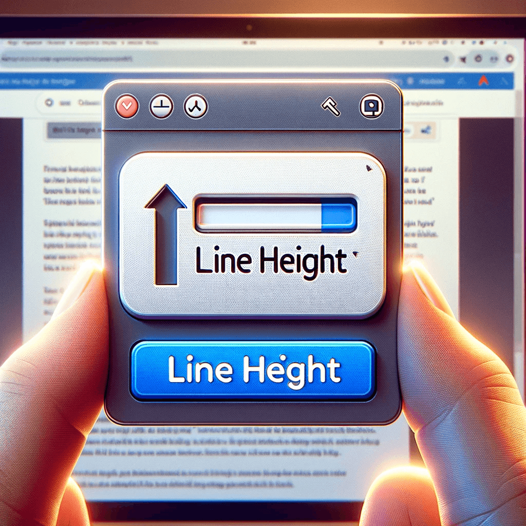 Line Height Button