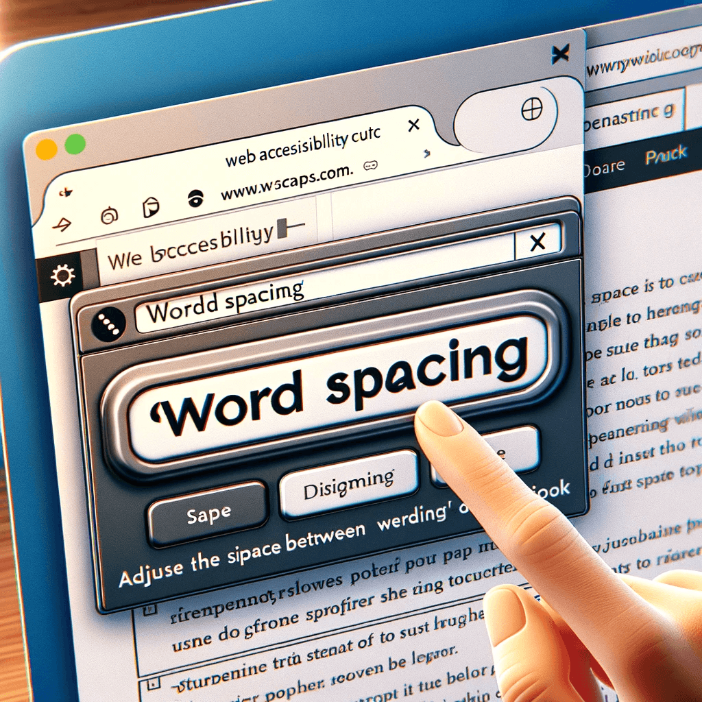 Word Spacing Button